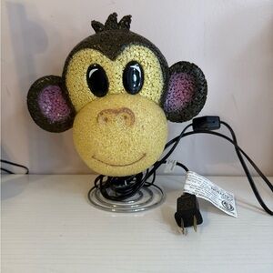 Monkey Shaped Lamp with Plug